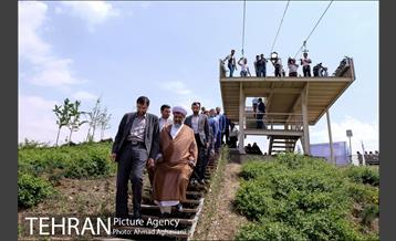 افتتاح زیپ لاین و پل معلق برج میلاد 9