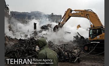 ششمین روز آواربرداری ساختمان پلاسکو -1 10