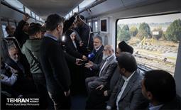 آیین بهره برداری از ۲ رام قطار ساخت داخل 43