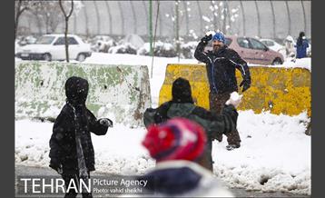 تفریحات برفی در پارک پردیسان تهران 15