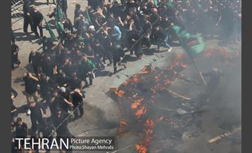 عزاداری ظهر عاشورای حسینی در چهار راه گلوبندک 28