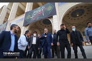 بدرقه خادمان و زائران اربعین با حضور شهردار تهران 1