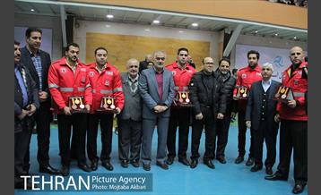 دیدار تیم های والیبال بانک سرمایه و پیکان تهران