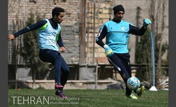 اخرین تمرین تیم فوتبال استقلال تهران در سال 95