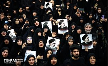 مراسم وداع با پیکر شهیدان خدمت - ۱ 9