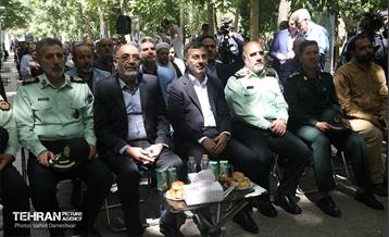 آیین نام گذاری پل بهاران به نام شهید امنیت محمدعلی بایرامی