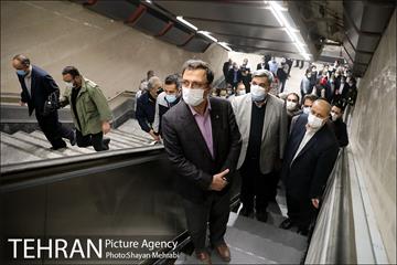 بازدید شهردار تهران از خط 6 مترو تهران 48