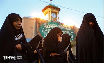 آیین تعویض پرچم گنبد حضرت عبدالعظیم الحسنی(ع) 8