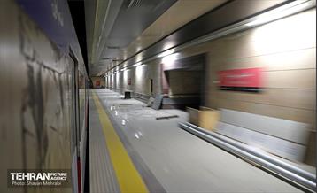 تست گرم بخش شمالی خط ۶ مترو تهران 18