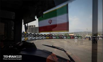 رونمایی از ۴۰ دستگاه اتوبوس شرکت واحد 21