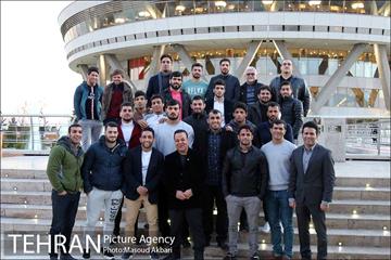بازدید تیم ملی کشتی فرنگی از برج میلاد تهران