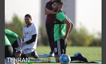 تمرین تیم ملی فوتبال ایران پیش از دیدار دوستانه با توگو 1