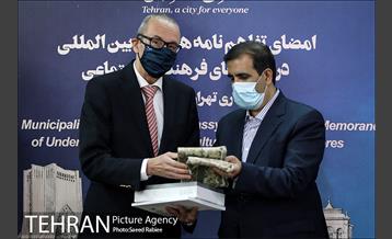 امضای تفاهم نامه همکاری بین المللی بین شهرداری تهران و سفارت اتریش 16