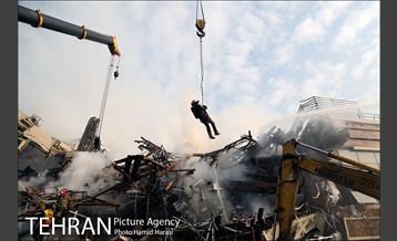 امداد رسانی در حادثه پلاسکو 22