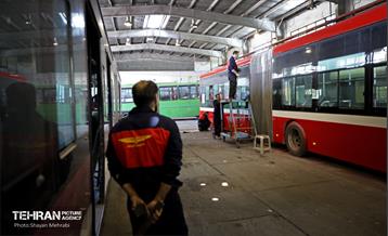 به وقت خدمت؛ بازآمادسازی اتوبوس‌های شهری تهران 8