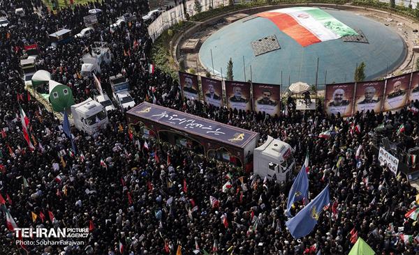 تشییع شهدای اقتدار ملی در تهران 41