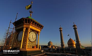 آیین تعویض پرچم گنبد حضرت عبدالعظیم الحسنی(ع) 30