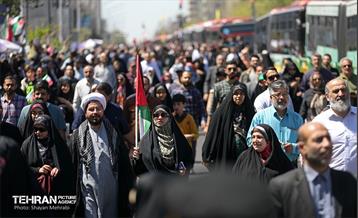 راهپیمایی روز قدس در پایتخت - 3 8