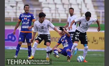 دیدار دو تیم سایپا تهران و صبا قم