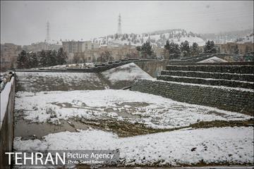بارش نخستین برف پاییزی در تهران 5