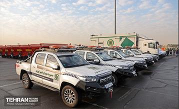 رزمایش زمستانه مشترک شهرداری تهران و پلیس راهور 42