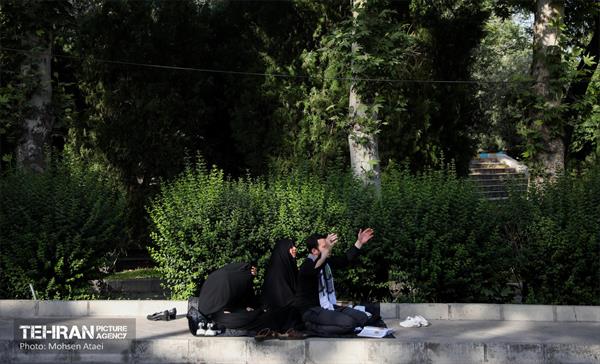 مراسم دعای عرفه دانشگاه تهران 33