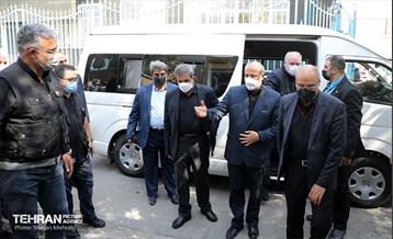 بازدید اعضای کمسیون حمل و نقل شورای اسلامی شهر از ایستگاه مترو شهید رضایی 1