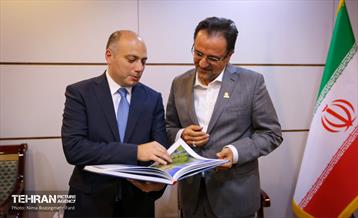 بازدید وزیر فرهنگ جمهوری آذربایجان از اراضی عباس آباد 21