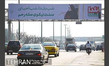 به استقبال شب یلدا همراه با زیباسازی شهر تهران 6