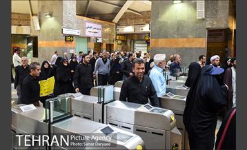 خدمات رسانی مترو در روز جهانی قدس 19