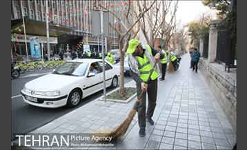 اجرای طرح همیاری با پاکبانان 14