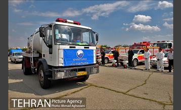 رزمایش ضدعفونی معابر سازمان بسیج شهرداری تهران 27