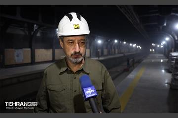 بازدید سخنگوی شهرداری تهران از مترو حرم عبدالعظیم(ع)
