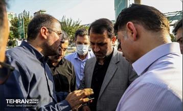 حضور مدیرعامل سازمان نوسازی شهرداری تهران در منطقه۱۷