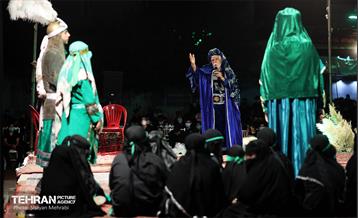 مراسم تعزیه خوانی شب عاشورا 7