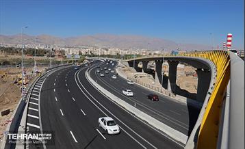 آیین افتتاح دسترسی شمال به جنوب بزرگراه آیت‌الله سعیدی 1