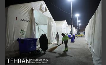 ارائه خدمات نیرو های خادم الحسین (ع) در مرز شلمچه 12