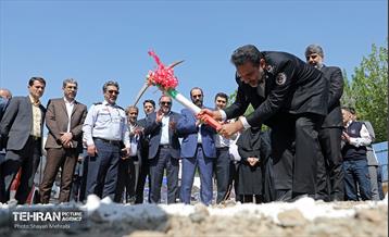 آیین کلنگ‌زنی ایستگاه آتش‌نشانی 3