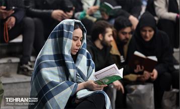 احیای شب بیست‌ویکم ماه رمضان امامزاده پنج تن لویزان 72