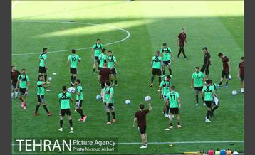 تمرین تیم ملی فوتبال