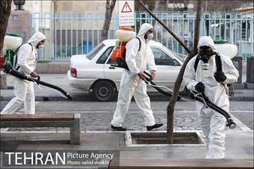 ضد عفونی و پاکسازی بازار تهران 14