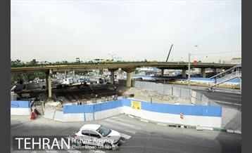 عملیات جمع آوری پل گیشا و احداث زیرگذر 1