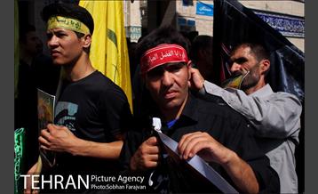 تشییع شهدای مدافع حرم تیپ فاطمیون 1