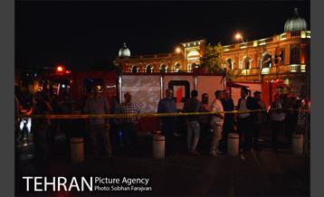 آتش سوزی ساختمان میدان حسن آباد-2‎ 6