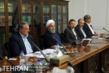 دیدار دکتر نجفی و اعضای شورای شهر تهران با رئیس جمهور 12