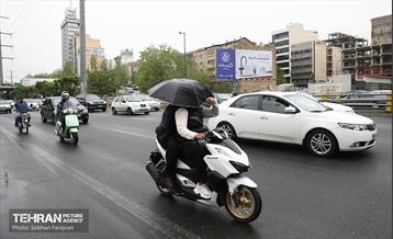 بارش باران بهاری در تهران - 1 23