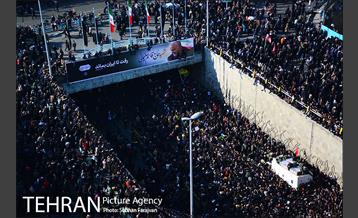 آیین تشییع «سردار قاسم سلیمانی» -3 56