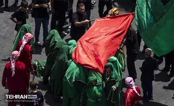 خیمه سوزان ظهر عاشورا در چهارراه گلوبندگ 21