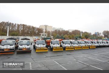 مانور برف روبی شهرداری منطقه 5
