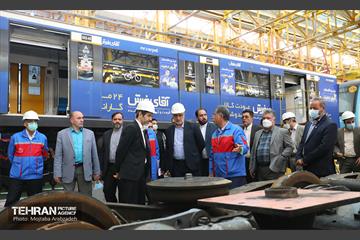 بازدید شهردار تهران از کارخانه واگن سازی 4